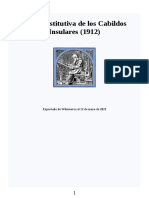 Ley Constitutiva de Los Cabildos Insulares (1912)