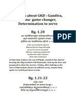 Discuss About GKD: Gandiva, Krsna-Game Changer, Determination To Serve Bg. 1.20