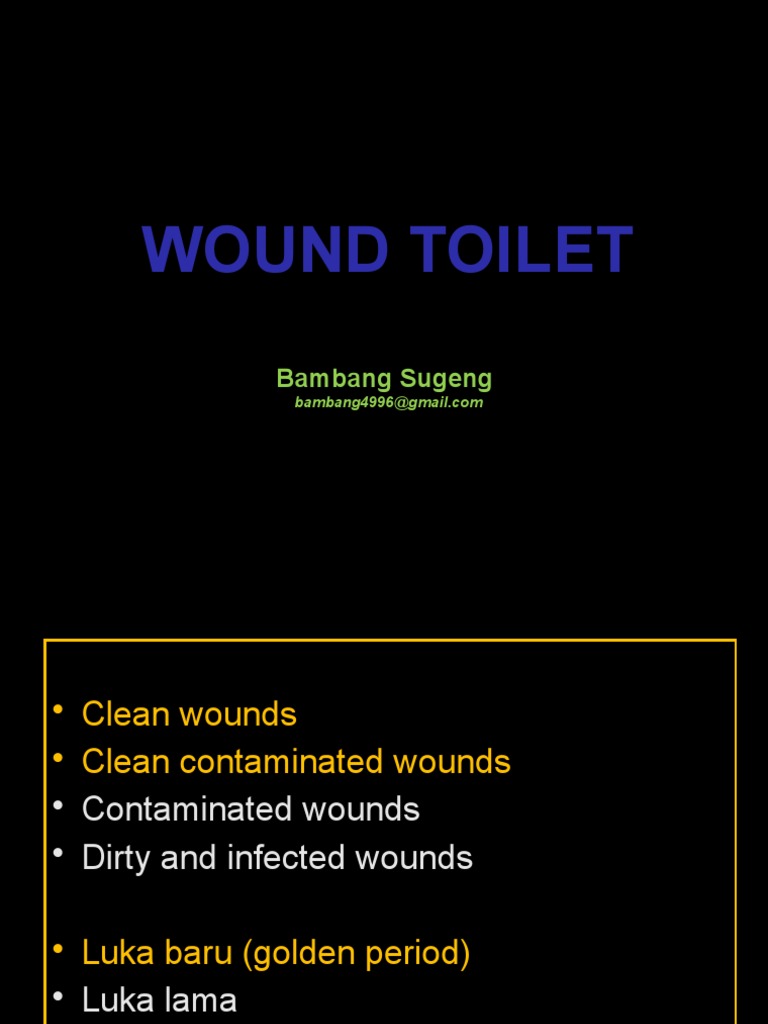 Wound Toilet PDF