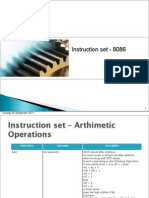 8086 Instructionset