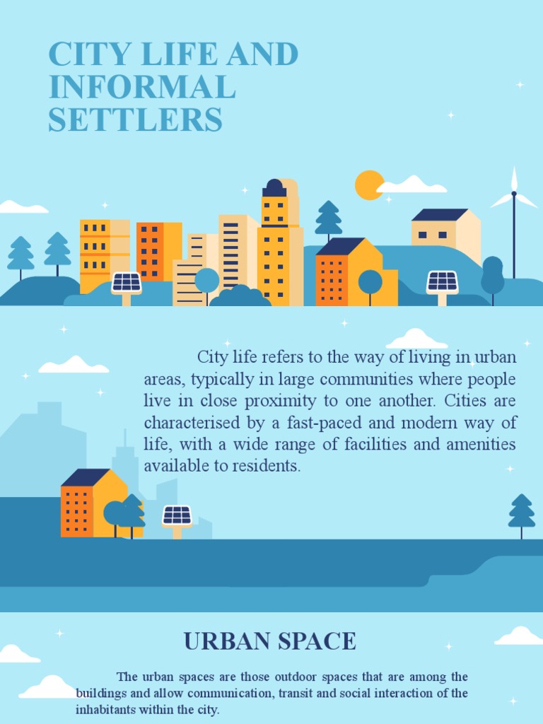 City and Informal Settlers | PDF | City | Infrastructure