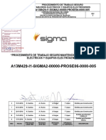 Procedimiento de Trabajo Tableros Electricos y Equipos Electrógenos A13m429-I1-Sigma2-00000-Prose06-0000-005