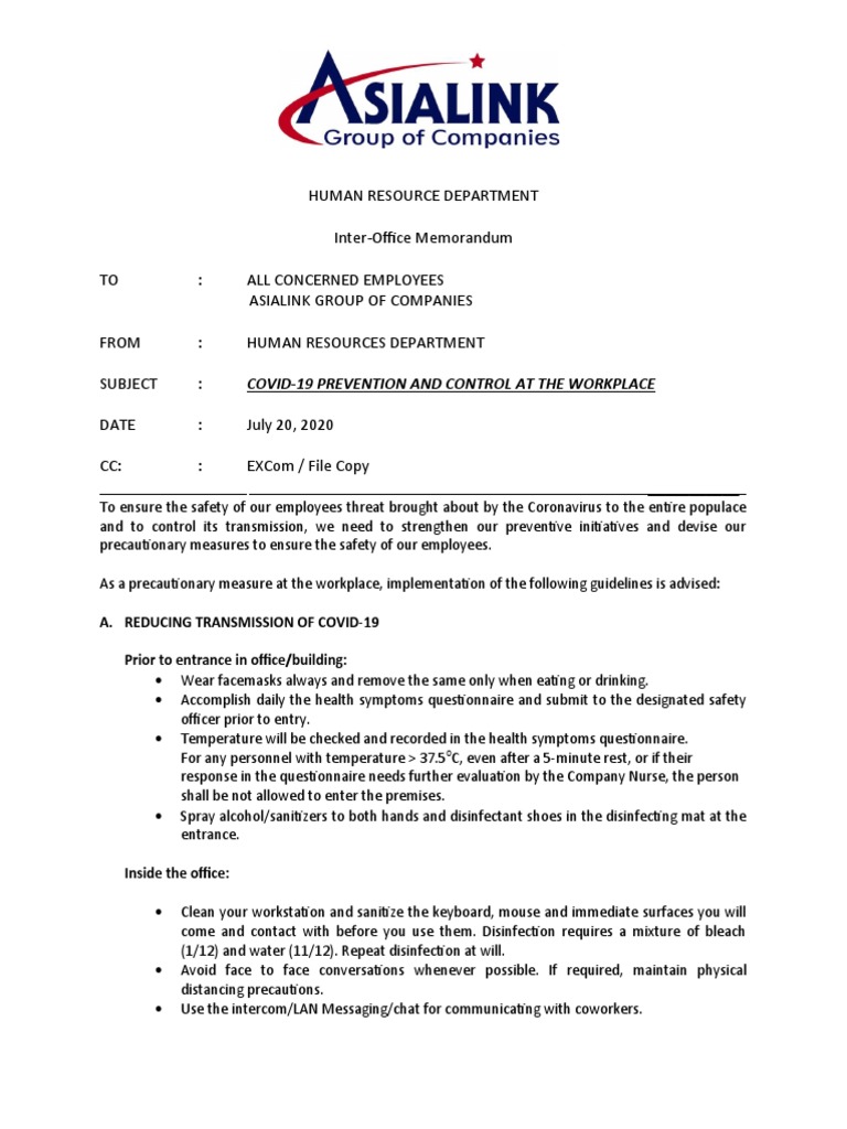 Covid 19 Guidelines PDF Common Cold Epidemiology