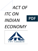 Impact of Itc On Indian Economy by Tanishk Gupta (Xi D)