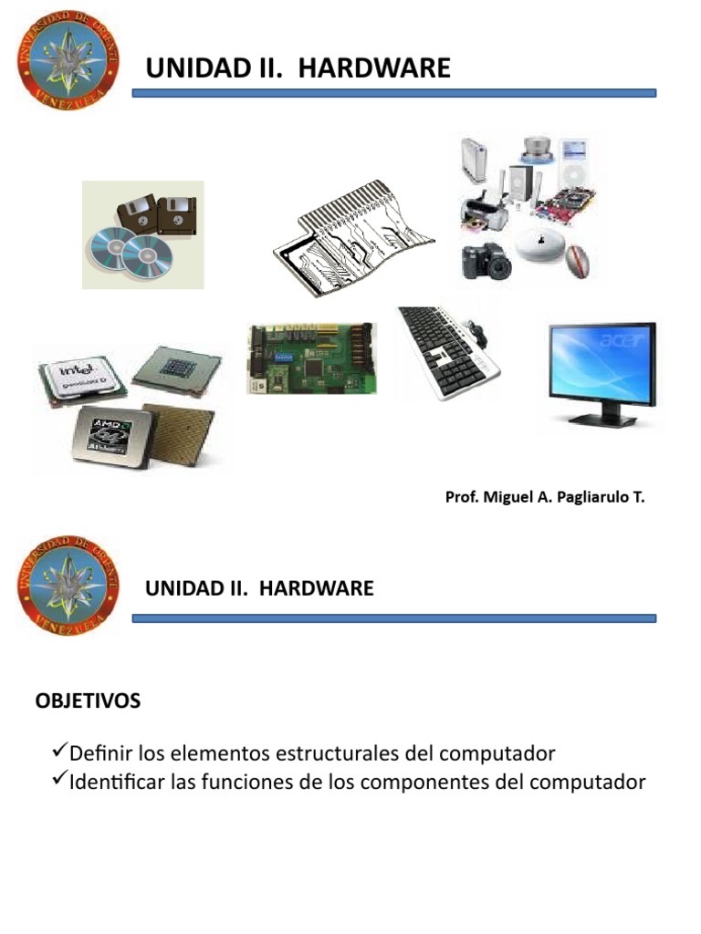 Ii Unidad | PDF | Hardware de la computadora | Almacenamiento de datos ...