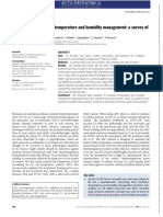 Acta Paediatrica - 2011 - Deguines - Variations in Incubator Temperature and Humidity Management A Survey of Current