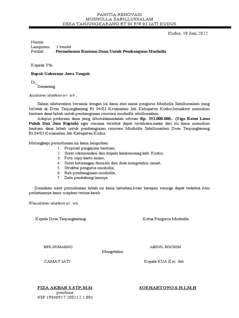 Proposal Dana | PDF