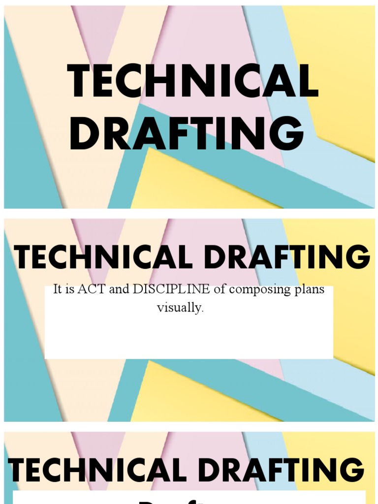 Technical Drafting PDF Technical Drawing Drawing