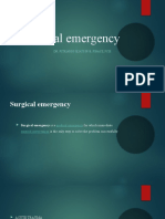 Surgical Emergencies