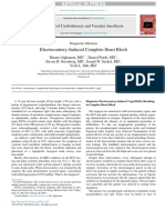 Electrocautery-Induced Complete Heart Block