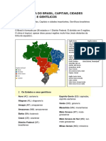 Aula 10 - Capitais e Cidades Importantes Getilicos Brasileiros