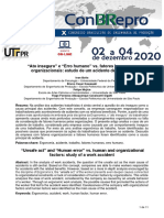 Artigo Sobre Acidente de Trabalho