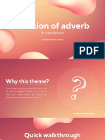 Position of Adverb
