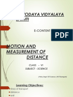 CH 10 Motion and Measurement of Distance 1