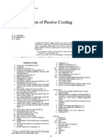 Comparison of Pasive Cooling Techniques