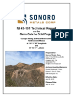 Cerro Caliche Report jULY 2619