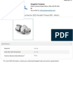 SS 8M0 1 4RP MaleConnector (ISOParallelThreadRP) Metric