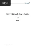 AG198 Quick Start Guide