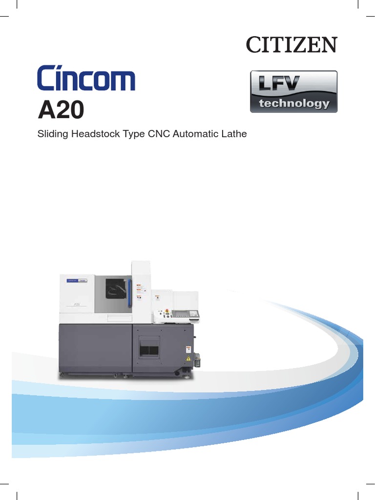 A20 CNC Automatic Lathe Overview | PDF | Machining | Drilling