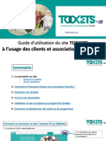 Tookets Guide Utilisation