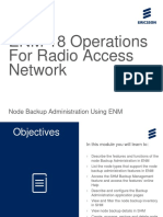 B23 - Node Backup Administration Using ENM