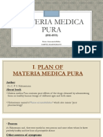 Materia Medica Pura (Dept Seminar)