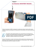Ultrasonic Flaw Detector NOVOTEST UD2301 (brochure)
