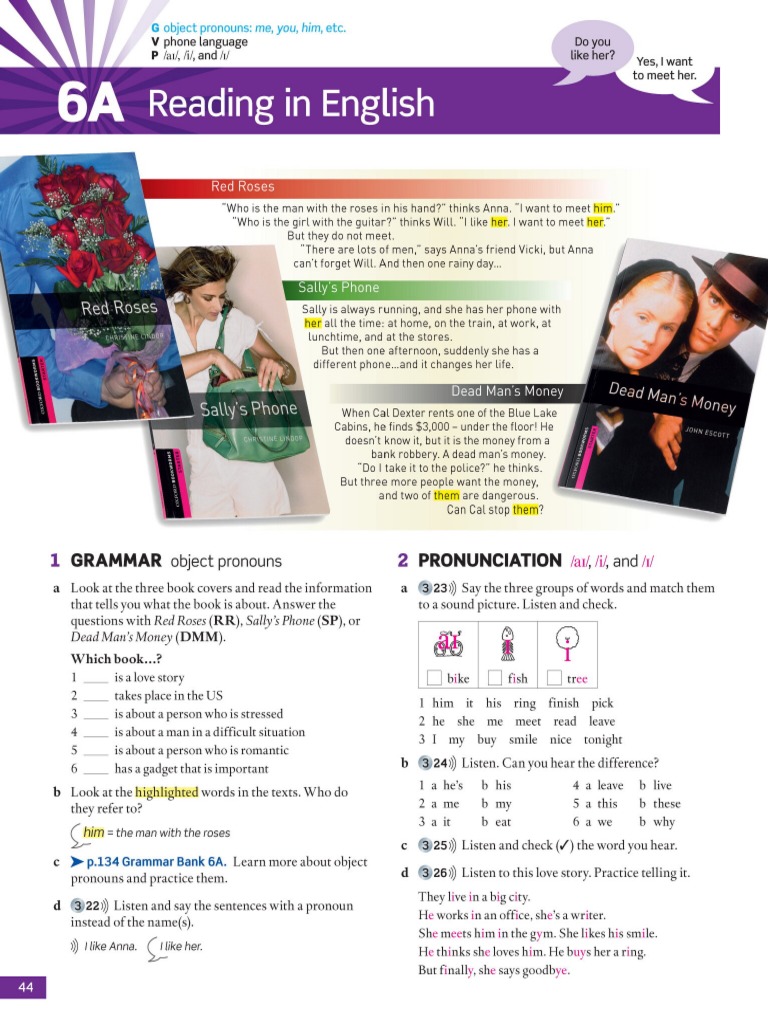 Read - 6A - Reading in English (SB) | PDF