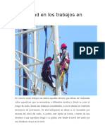 Seguridad en Los Trabajos en Altura