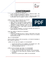 Cuestionario Derecho Inter Privado PDF