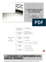 Clasificación de Los Costos