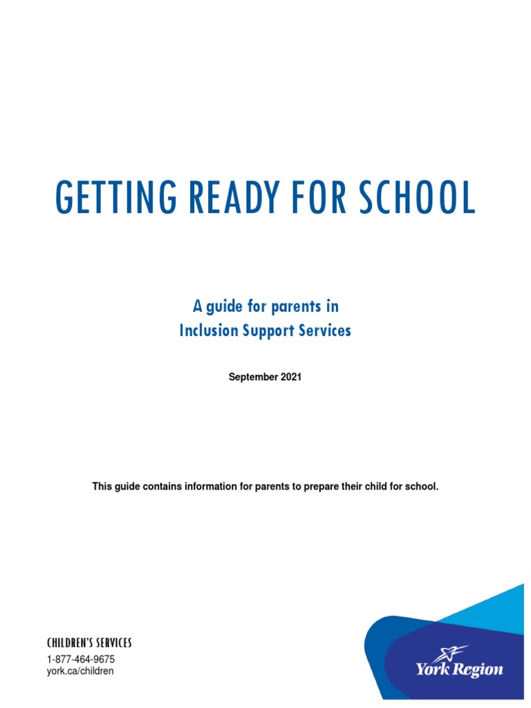 School Prep Guide for Parents | PDF | Special Education ...