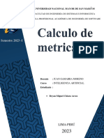 Calculo de Metricas