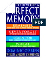 O Brien How To Develop Perfect Memory