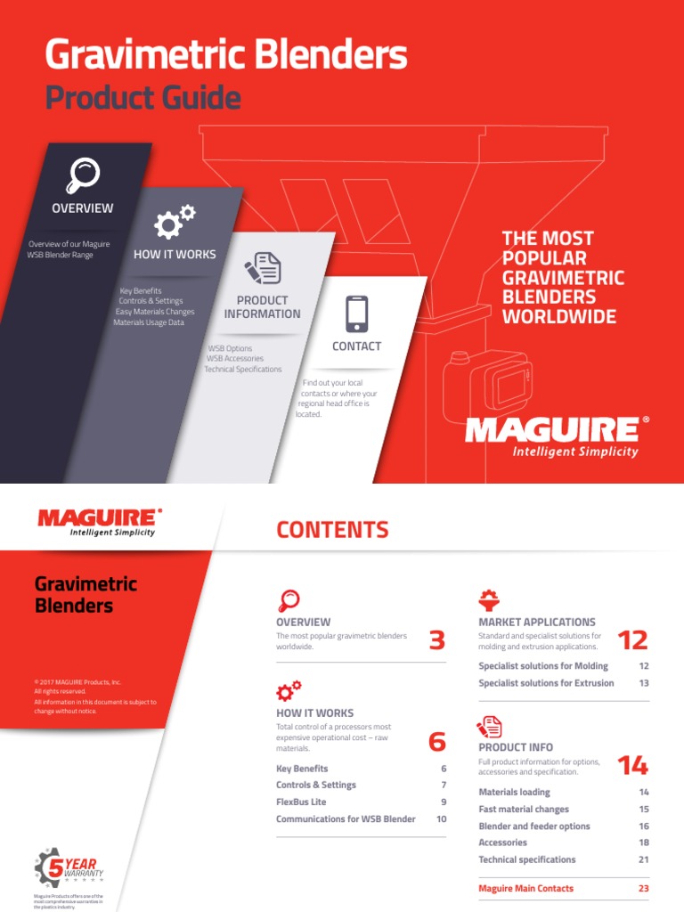Maguire Gravimetric Blending WSB Updated 2017 V10 INT PDF Usb Blender
