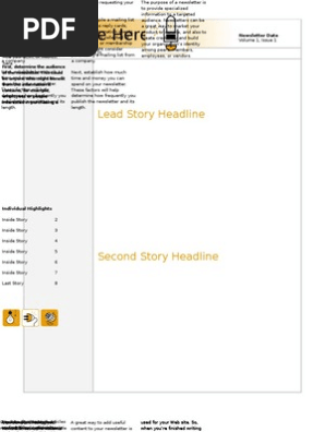 Newsletter Template