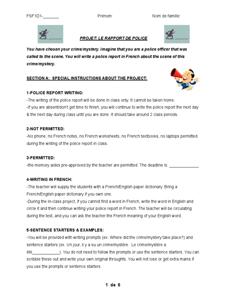 Brightspace - Rapport de Police | PDF | Linguistic Morphology | Human ...