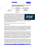 Full Paper DUAL BAND RECTANGULAR MICROSTRIP ANTENNA ARRAY FOR WIRELESS COMMUNICATION