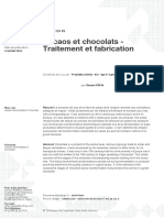 Cacaos Et Chocolats - Traitement Et Fabrication: Réf.: F6170 V2