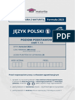 Matura Z Maturita Kwiecien 2023 Jezyk Polski Poziom Podstawowy ARKUSZ 1