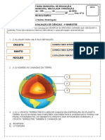 Avaliação Adaptada de Ciências