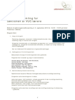 Referat Af Vuc Generalforsamling 3 September 2014