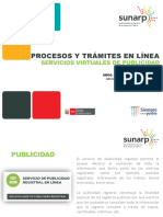 Tema 3 3. Servicios de Publicidad Registral en Línea Disponibles A Través Del SPRL y El APP Sunarp