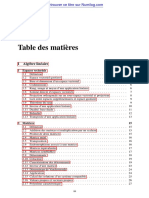 Table Des Mati'eres: I Alg'ebre Lin Eaire 1