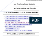 Cyclohexane Conformational Analysis