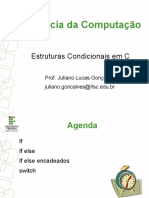 Estruturas Condicionais em C