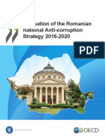 Evaluation Romanian National Anti Corruption Strategy 2016 2020