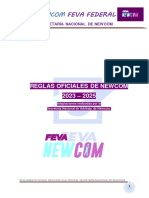 REGLAMENTO OFICIAL NEWCOM FeVA FEDERAL 2023 2025
