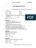 TD BAC Littéraire en Maths