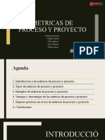 METRICAS DE PROCESO Y PROYECTO